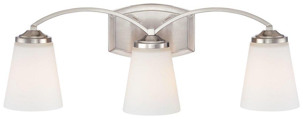Minka Lavery Brushed Nickel 8-1/4 in. 100W Bath Light in Bronze 