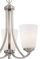 Minka Lavery Brushed Nickel 16 in. 100W 3-Light Medium E-26 Incandescent Chandelier 
