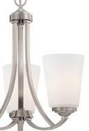 Minka Lavery Brushed Nickel 16 in. 100W 3-Light Medium E-26 Incandescent Chandelier 
