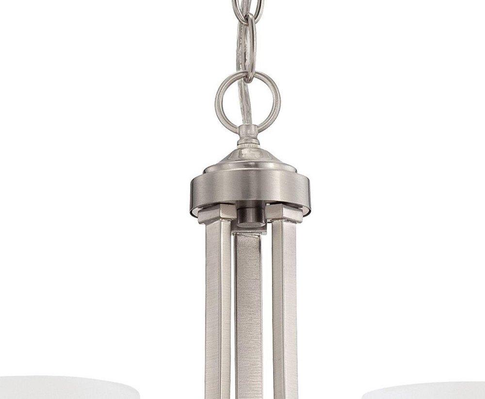 Minka Lavery Brushed Nickel 16 in. 100W 3-Light Medium E-26 Incandescent Chandelier 