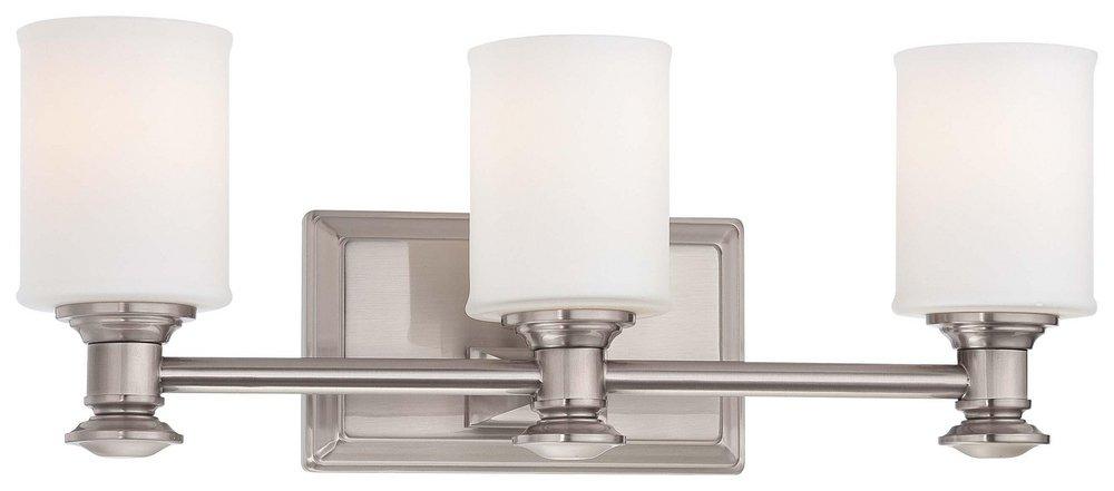 Minka Lavery Brushed Nickel 6 in. 100 W 4-Light Medium Bracket 
