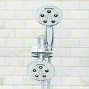 Speakman Polished Chrome Multifunction Showerhead and Hand Shower with Adjustable Bracket 