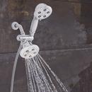 Speakman Polished Chrome Multifunction Showerhead and Hand Shower with Adjustable Bracket 