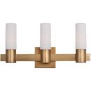 Maxim Lighting&reg; Natural Aged Brass 3-Light 40W Bath Vanity Light 
