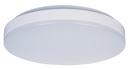 15W 1-Light LED Ceiling Light Fixture with Glass in White