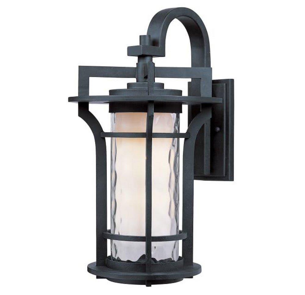 Maxim Lighting&reg; Black Oxide 8 in. 100W 1-Light Medium E-26 Incandescent Wall Lantern 