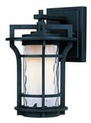 6-1/4 in. 60W 1-Light Medium E-26 Incandescent Wall Lantern in Black Oxide