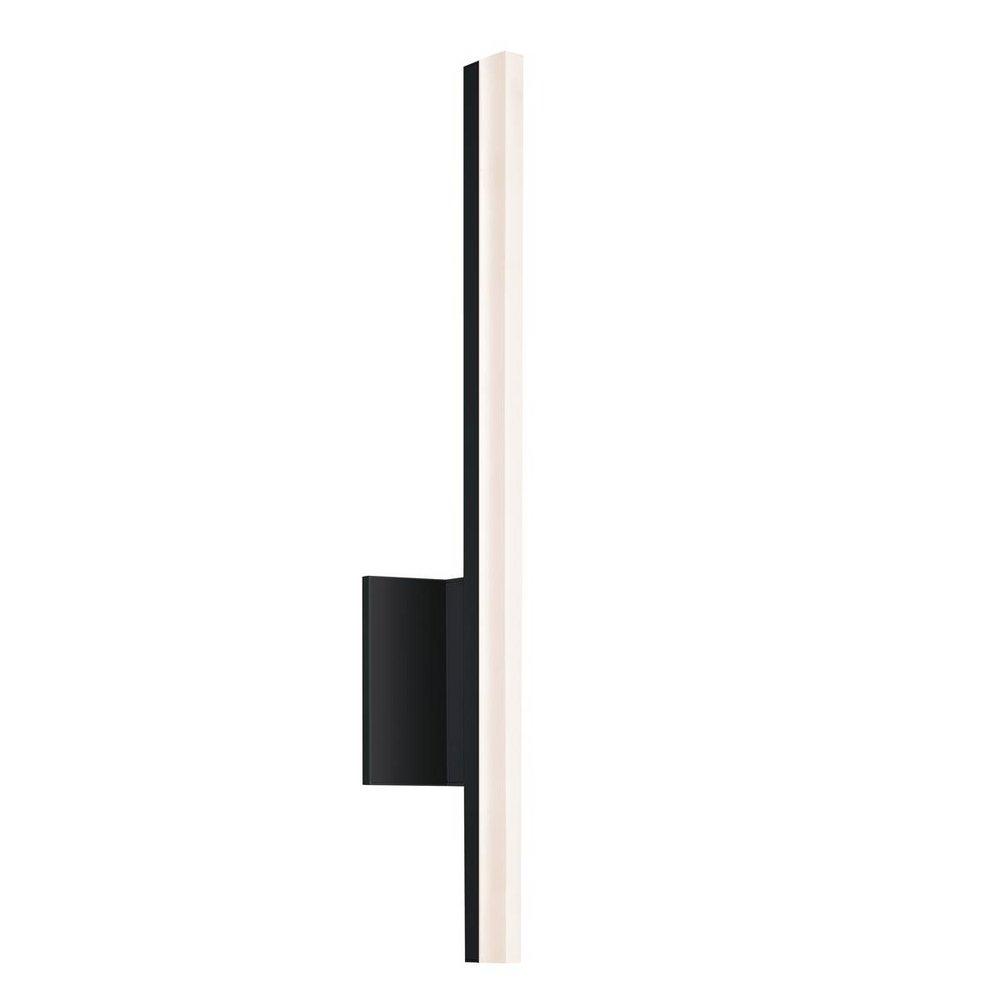 SONNEMAN Satin Black 10W LED Dimmable LED Sconce or Bath Bar 