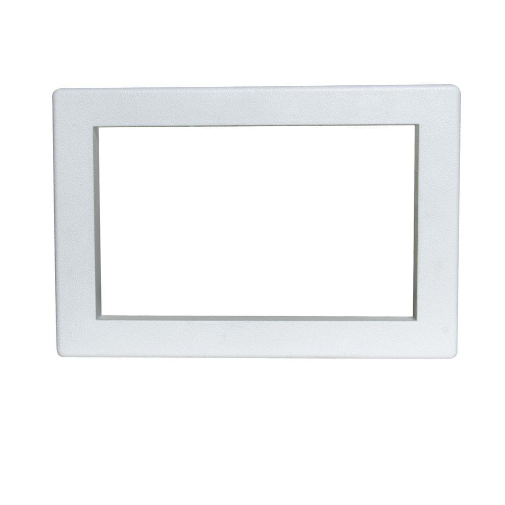 Oatey&reg; White Outlet Box Faceplate 