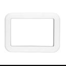 Oatey&reg; White Outlet Box Faceplate 