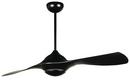 64W 2-Blade Ceiling Fan with 54 in. Blade Span and 1-Light in Flat Black