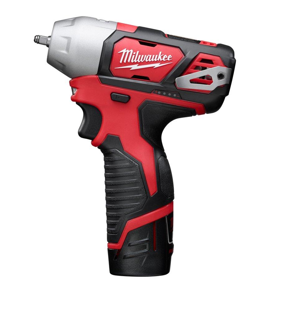 Milwaukee&reg; Red 12V Red Lithium Impact Wrench Kit 