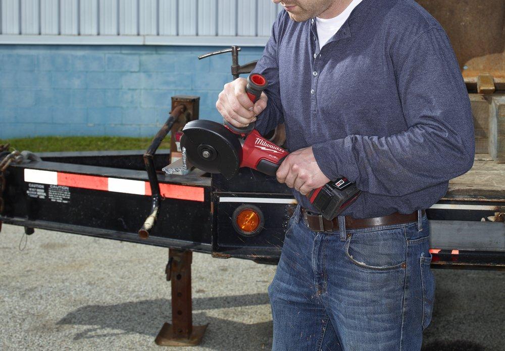 Milwaukee&reg; Silver M18 Fuel 4-1/2 in. / 5 ft. Grinder Paddle Switch No-Lock Kit 