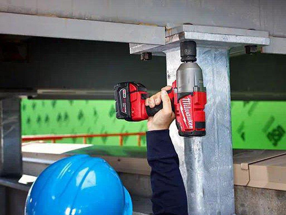 Milwaukee&reg; Red 18V Red Lithium High Torque Impact Wrench with Friction Ring 