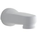 Tub Spout with Pull-Down Diverter in White