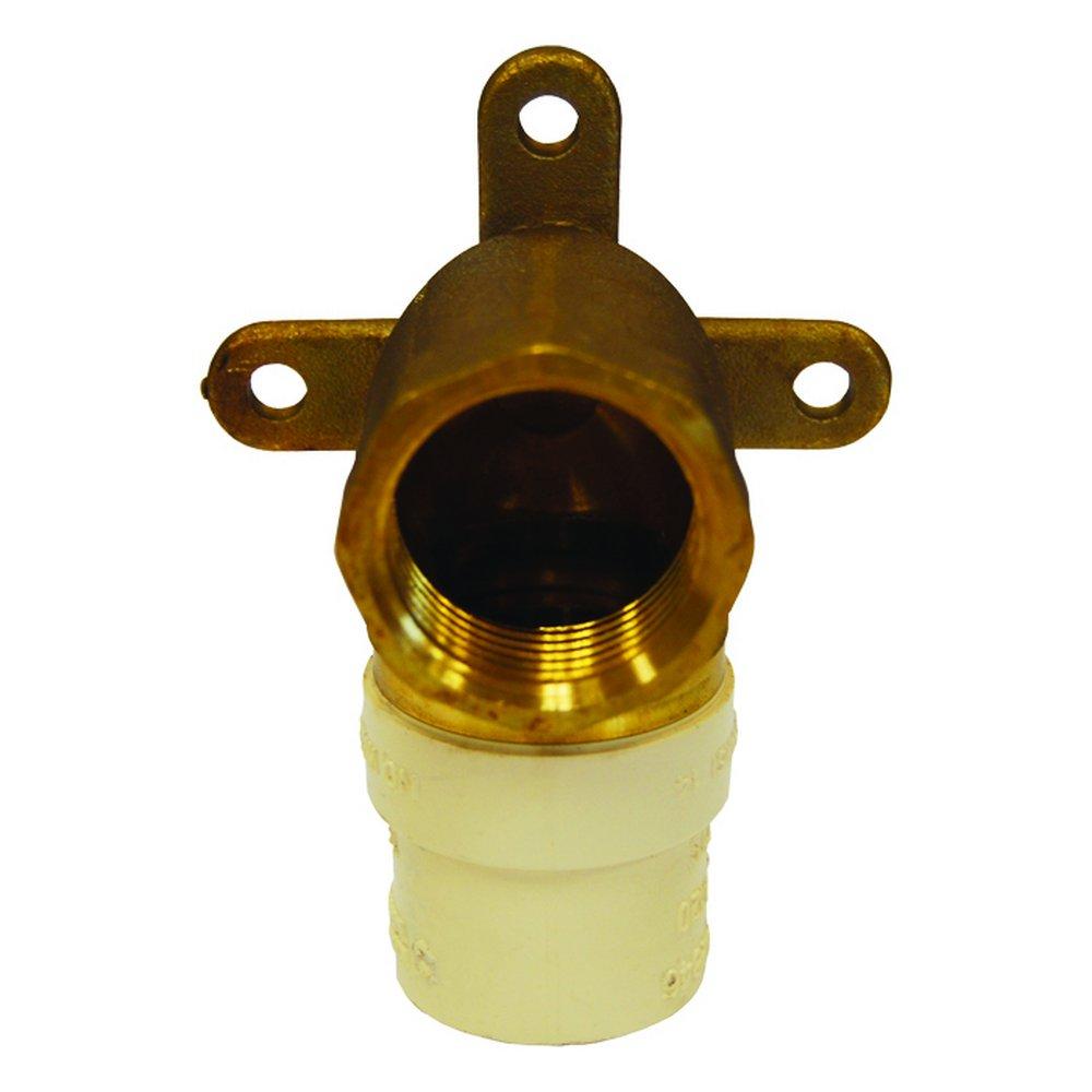 Legend Valve & Fitting Solvent Weld x FIP 90 Degree Brass Drop Ear Elbow 