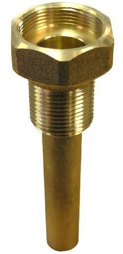 3-1/2 in. Brass Economy Thermowell