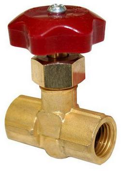 1/4 in. Brass FPT Needle Valve
