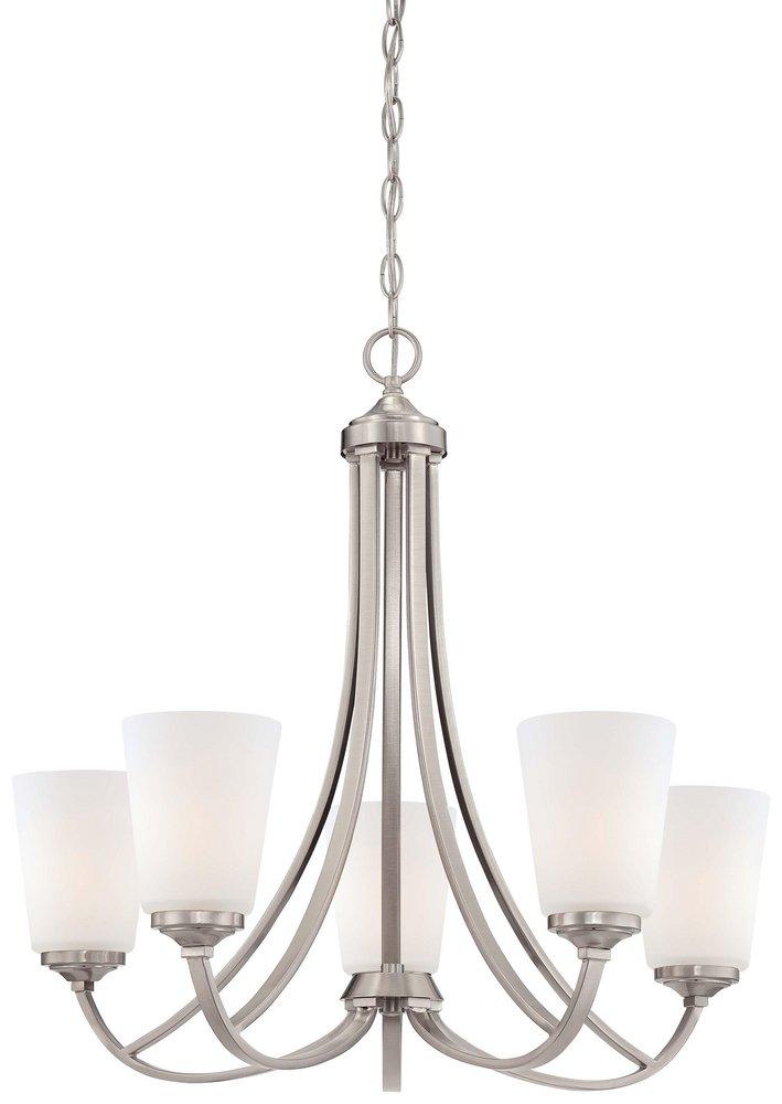 Minka Lavery Brushed Nickel 100 W 12-Light Medium Chandelier 