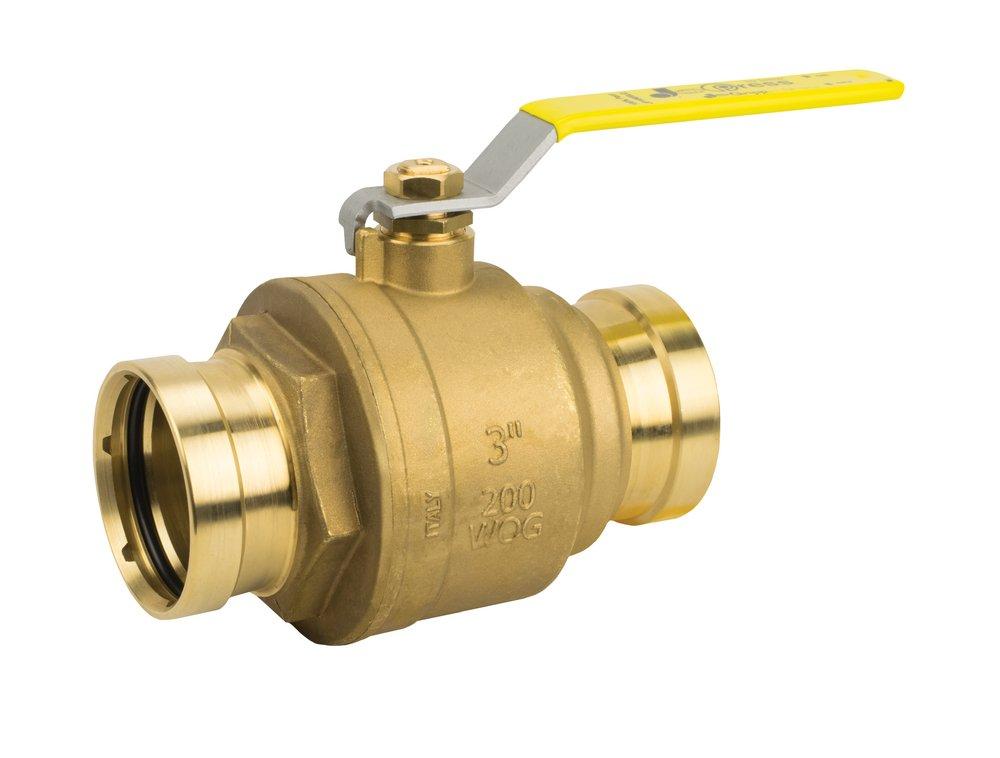 Jomar International Brass Full Port Press 200# Ball Valve 