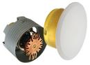 Flat Concealed Sprinkler Head with Cover Plate in White