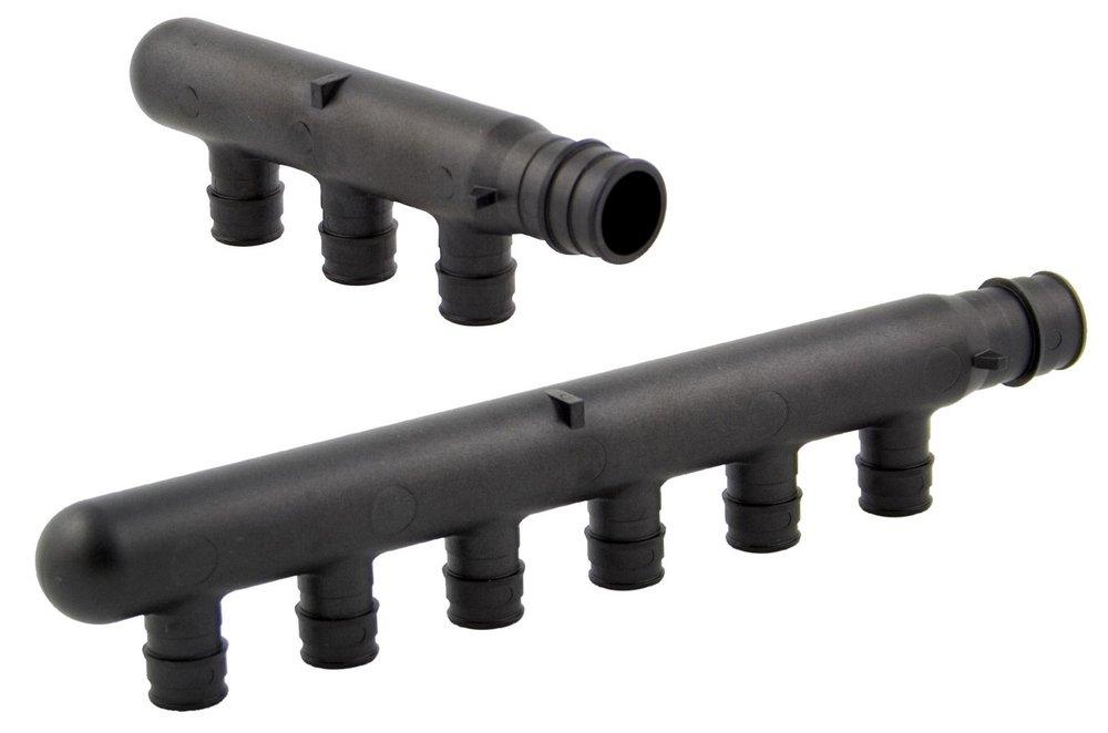 Uponor PEX Expansion Plastic Manifold with 4 Outlet 