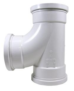 6 in. Gasket PVC SDR 35 Sewer Tee Wye