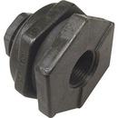 3/4 in. FNPT Straight Poly Bulkhead Fitting with EPDM Gasket