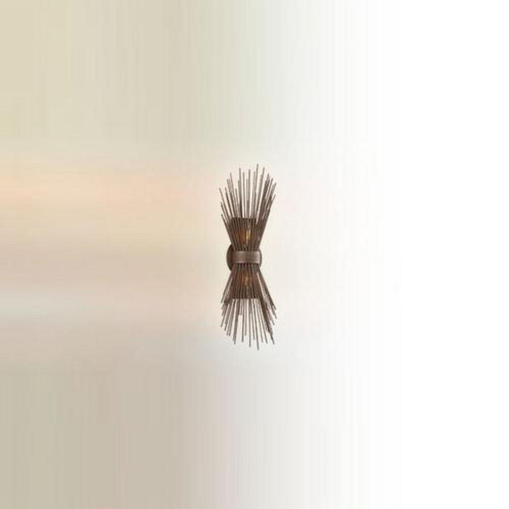 Troy-CSL Lighting Tide Pool Bronze 7-1/2 in. 60W 2-Light Wall Sconce 