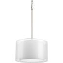 Progress Lighting Brushed Nickel 100W 1-Light Medium Pendant 