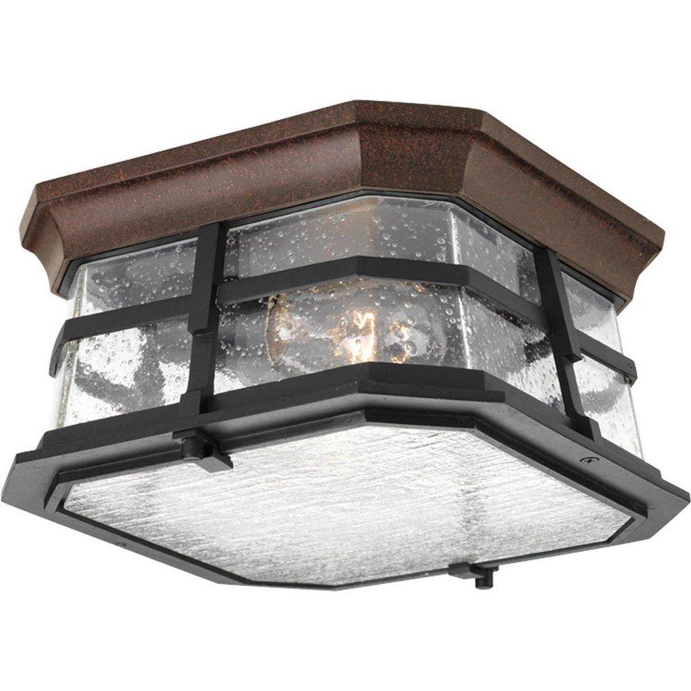 Progress Lighting Espresso 5-1/2 x 10 in. Close-to-Ceiling Light Fixture 