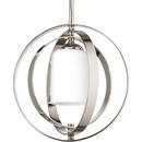 Progress Lighting Polished Nickel 100W 1-Light Medium Pendant 