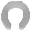 Jones Stephens White Open Front Elongated Toilet Seat 