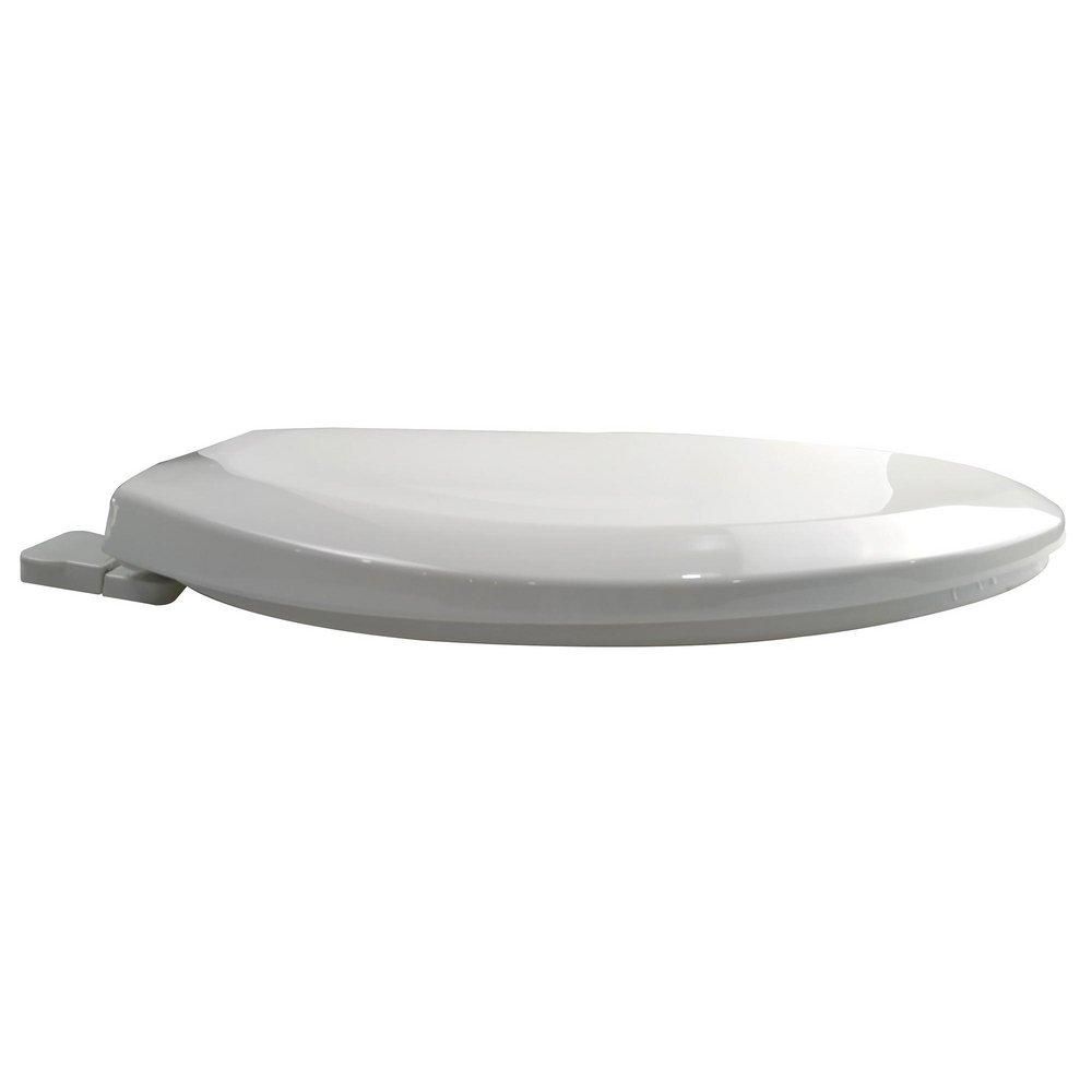 Jones Stephens White Elongated Closed Front Cover Polypropylene Toilet Seat 