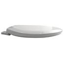 Jones Stephens White Elongated Closed Front Cover Polypropylene Toilet Seat 