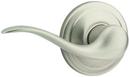 Kwikset Satin Nickel 3-3/4 in. Passage Lever 