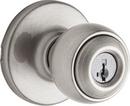 Entry Lockset in Satin Nickel with SmartKey Security