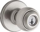 Kwikset Satin Nickel Entry Lockset with SmartKey Security 