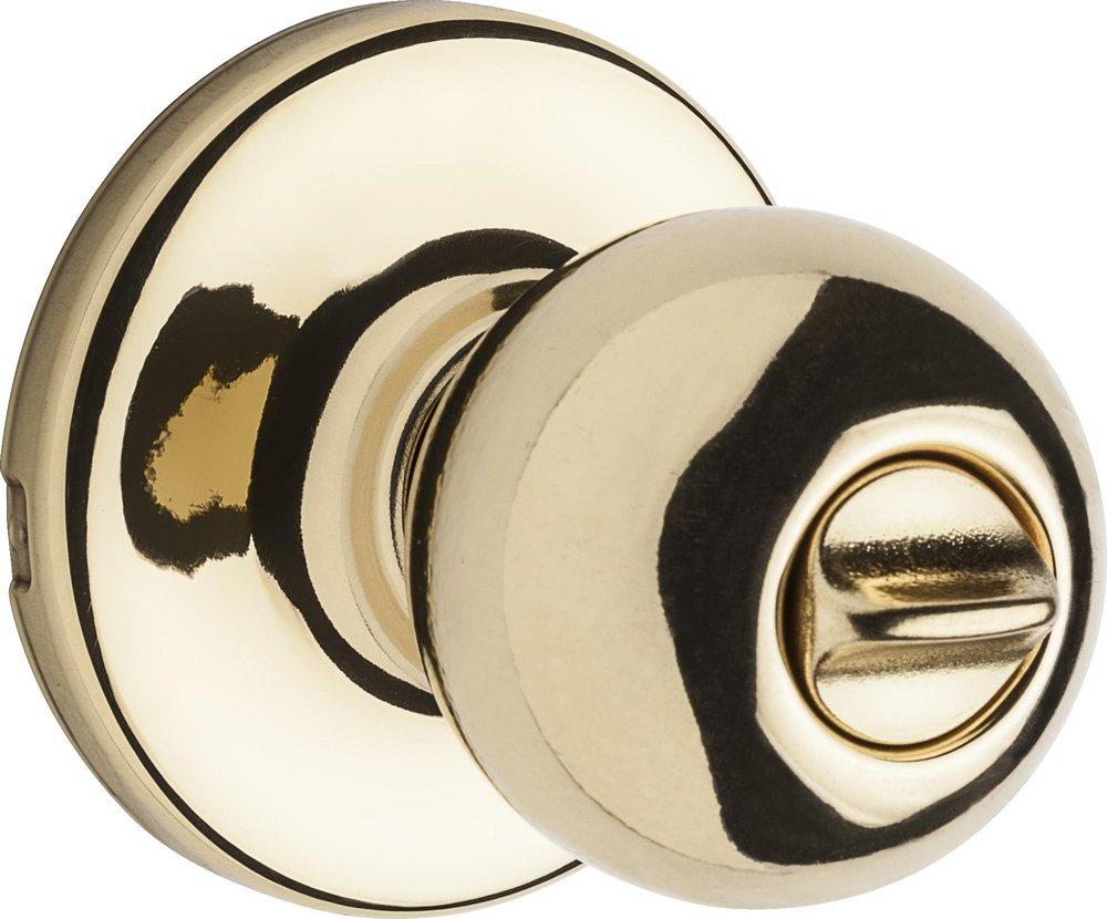 Kwikset Polished Brass Privacy Door Knob 