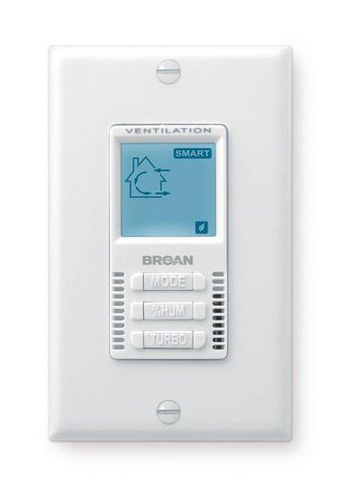 Broan White Wall Control in White with Almond 