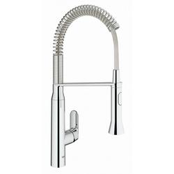 Single Handle Pull Down Kitchen Faucet in StarLight Chrome