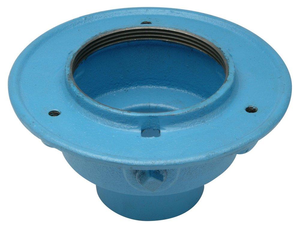 Zurn No Hub Cast Iron Stainless Steel Floor Drain 