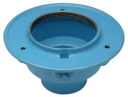 4 in. No Hub Cast Iron Stainless Steel Floor Drain