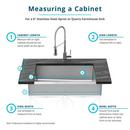Elkay Polished Satin 35-7/8 x 20-1/4 in. No Hole Stainless Steel Single Bowl Apron Front Kitchen Sink 
