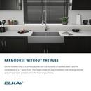 Elkay Polished Satin 35-7/8 x 20-1/4 in. No Hole Stainless Steel Single Bowl Apron Front Kitchen Sink 