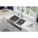 Elkay Polished Satin 35-7/8 x 20-1/4 in. No Hole Stainless Steel Double Bowl Undermount Kitchen Sink 