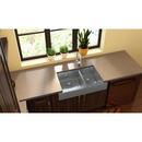 Elkay Polished Satin 35-7/8 x 20-1/4 in. No Hole Stainless Steel Double Bowl Undermount Kitchen Sink 