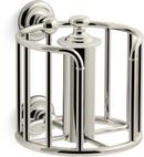KOHLER Vibrant Polished Nickel Wall Mount Toilet Tissue Holder 