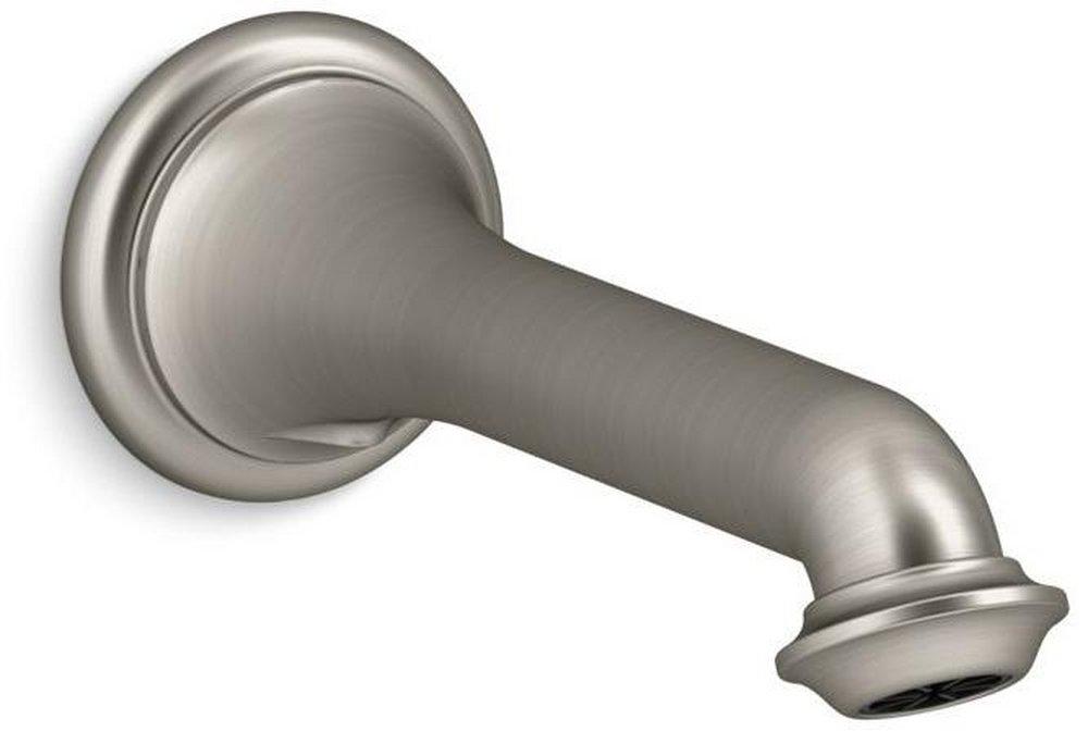 KOHLER Vibrant&reg; Brushed Nickel Wall Mount Bath Spout 