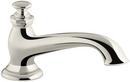 KOHLER Vibrant&reg; Polished Nickel 15 gpm Deckmount Bath Spout with Flare Design (Less Handle) 